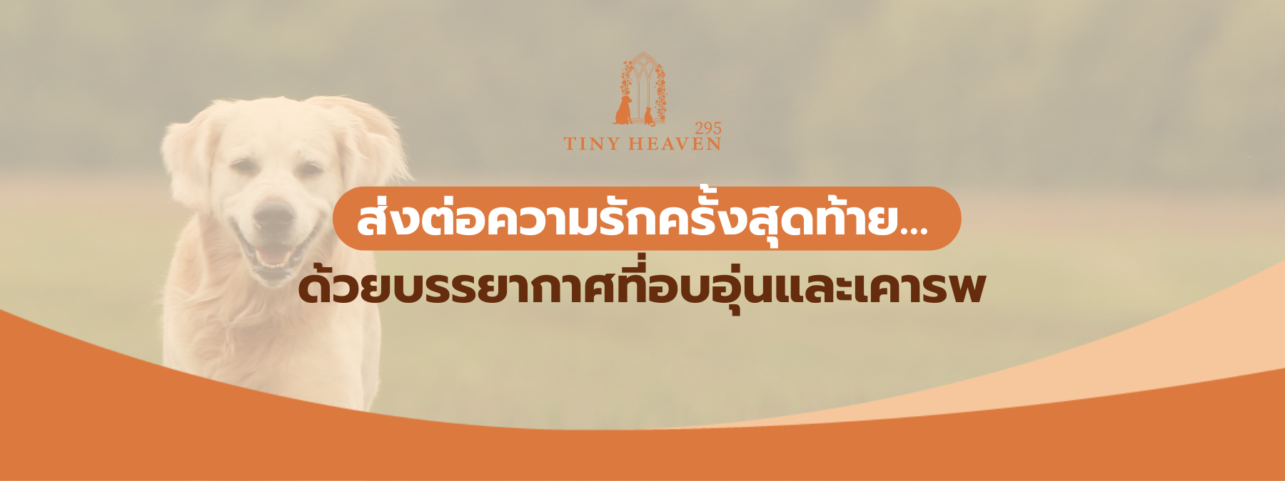 ส่งต่อความรักครั้งสุดท้ายด้วยบรรยากาศที่อบอุ่นและเคารพ
